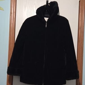 Black Hooded Jacket